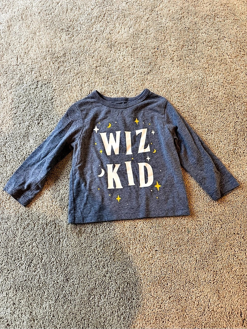 The Children’s Place Boys Long Sleeve Tee Blue Size 12-18 Month
